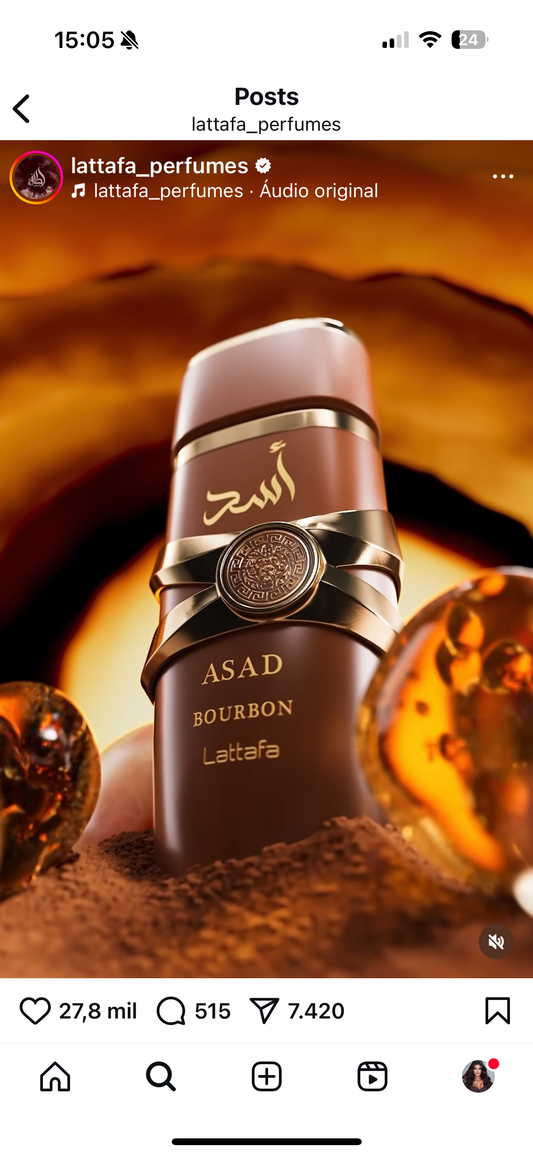 Asad Bourbon Eau de Parfum Masculino